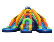 exciting inflatable water slide